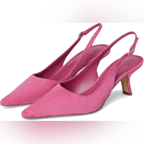Sam Edelman Shoes - Sam Edelman Bianka Sling Slingback pink Suede Shoes Sz 7